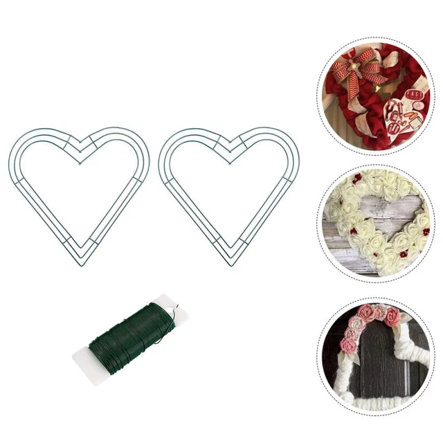 Forme De Couronne Coeur Cerceau Guirlande D'amour Anneau Cadre
