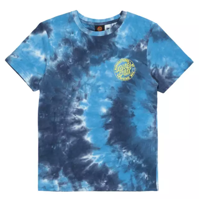 Santa Cruz - MFG Dot Youth Tee Blue Tie Dye