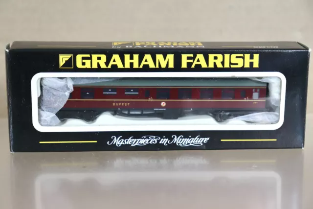 Graham Farish 374-102 Br Bordeaux MK1 Mini Buffet Rmb Coach E1871 Mint Boîte Ob