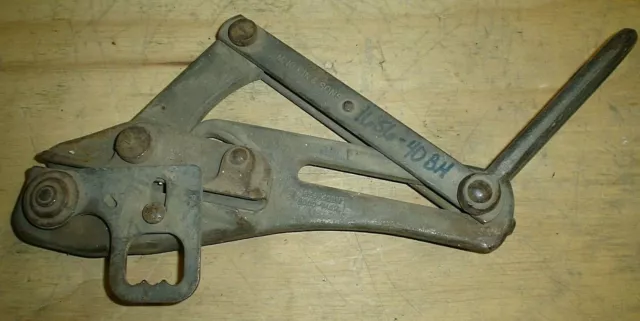 M. Klein & Sons 1656-40BH Wire Cable Grip Puller 8000 LBS .74-.53