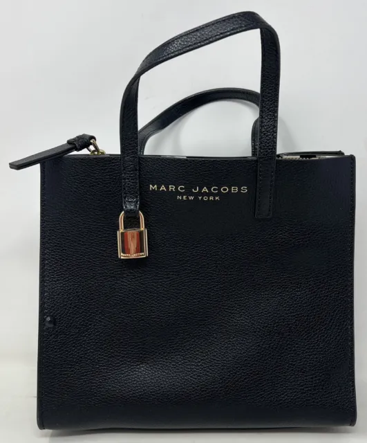Marc Jacobs Mini Grind Tote Bag Black *Missing Long Strap* EUC