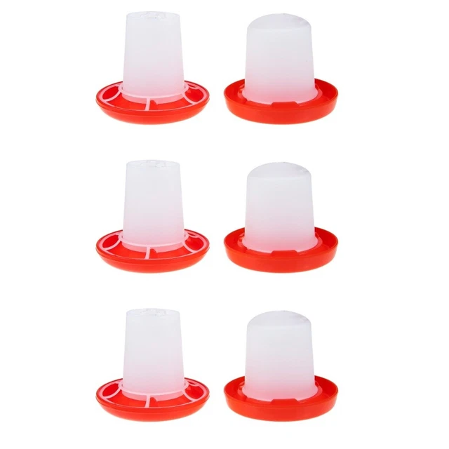 3 Sets Parrot Drinking Bowl Poultry Waterer Quail Waterer Drinking Cup