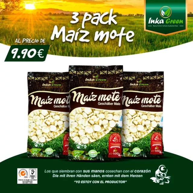Enorme mais bianco 1.500 grammi – mais mote pelado