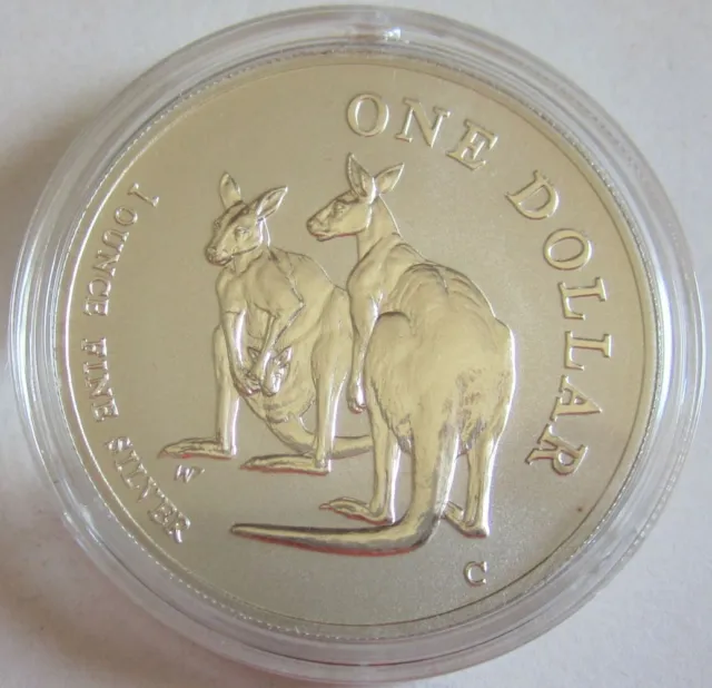 Australia 1 Dollar 1999 Kangaroo 1 Oz Silver