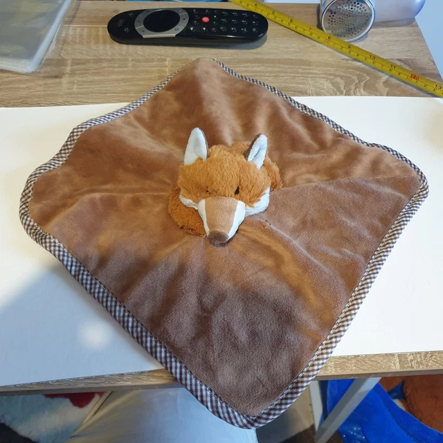 Jomanda Fuchsbettdecke Baby Weichspielzeugdecke Braun Schnullerdecke Dou Dou