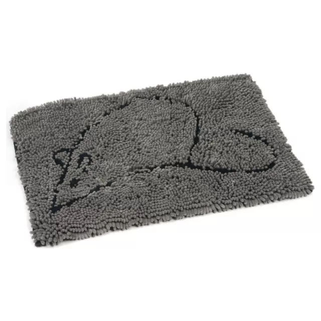 Cats Gone Smart Dirty Chat Mat Gris , Neuf
