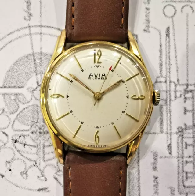 Avia 15 jewel clearance watch