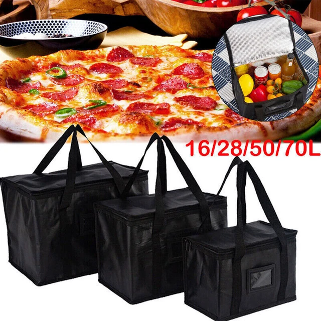 LARGE FOOD DELIVERY Insulated Bags Pizza Takeaway Thermal Warm Cold Bag