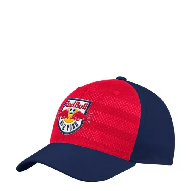 New York Red Bulls MLS Adidas Unisex Red/Navy Structured Flex Cap