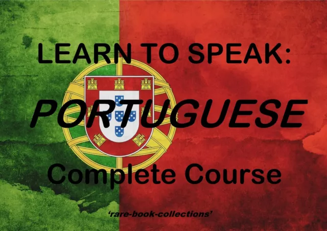 Learn Portuguese - Spoken Language Course - 5 Books & 39 Hrs Audio Mp3 On Dvd!