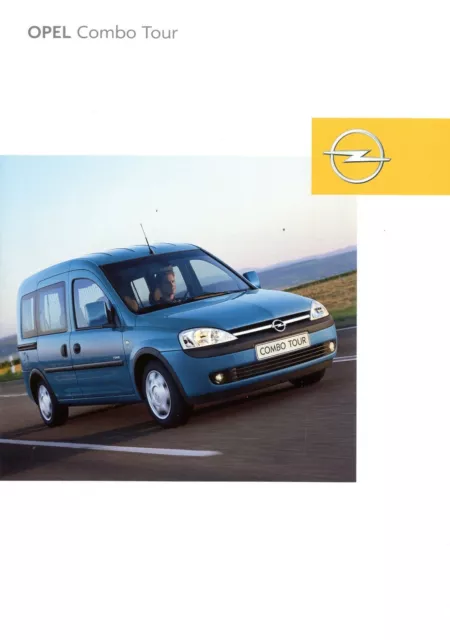 Opel Combo Tour Prospekt 2002 10/02 D brochure catalogue broschyr catalogus