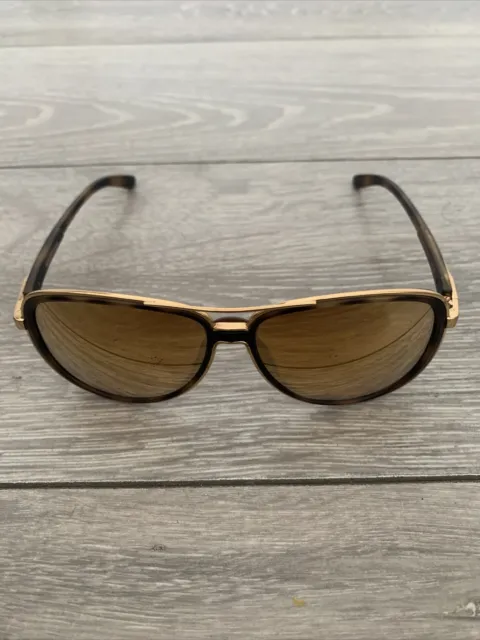 Oakley Split Time Brown Tortoise Frame Rose Gold Polarized Sunglasses O004129