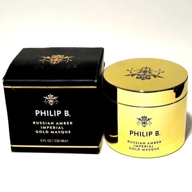 Philip B Russian Amber Imperial Gold Masque 8 oz *New*