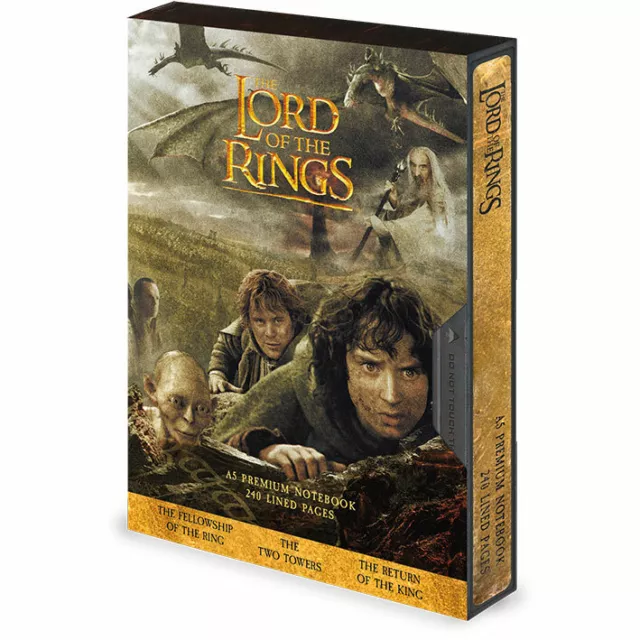 The Lord of the Rings - Premium Retro VHS style A5 Notebook - SR73812