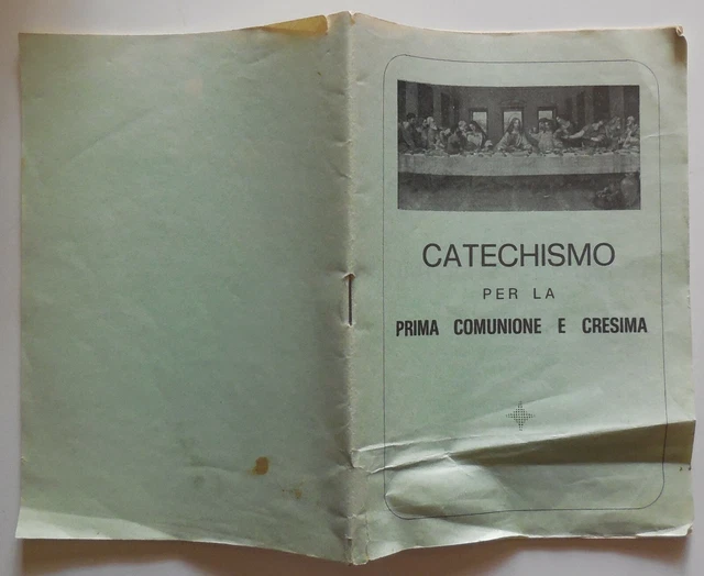 CATECHISMO PER LA PRIMA COMUNIONE CRESIMA PREGHIERE FORMULE BARI 1969