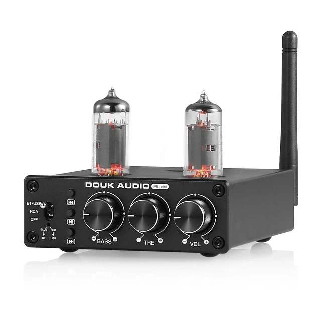 HIFI BLUETOOTH 5.0 Valve Tube Preamplifier Home Stereo Preamp w/Tone