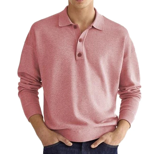 Camicia casual uomo con bottoni primavera e autunno