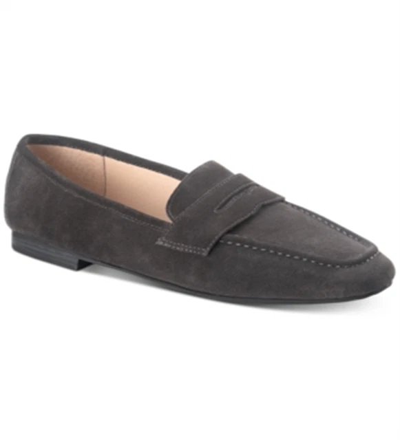 || American Rag Cammie Penny Loafers  - Charcoal Suede Gray Size 7.5 M