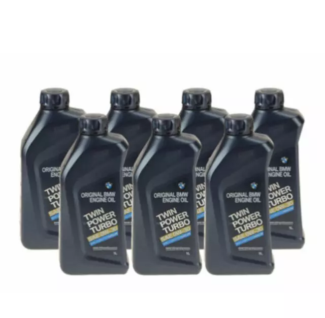 Genuine 7 Lilters Motor Engine Oil Twin Power Turbo 0W-30 LL01 For BMW