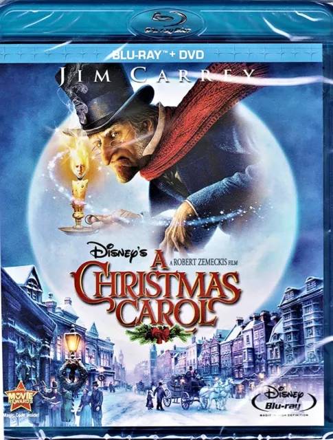 A Christmas Carol Disney Blu Ray Dvd New 2010 Jim Carrey 865