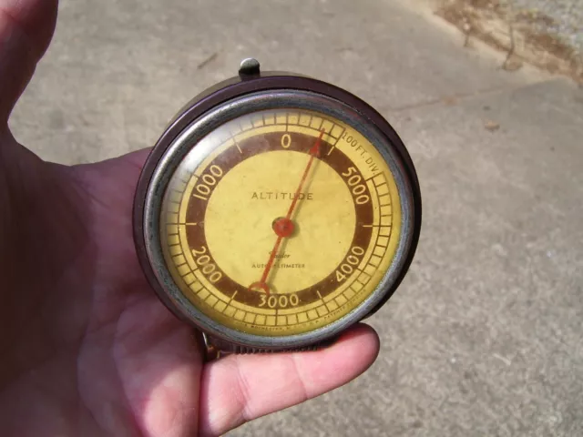 1940s Antique Taylor auto altimeter accessory gm Vintage Chevy Ford Hot Rod 48 1940s Antique Taylor auto altimeter accessory gm Vintage Chevy Ford Hot Rod 48