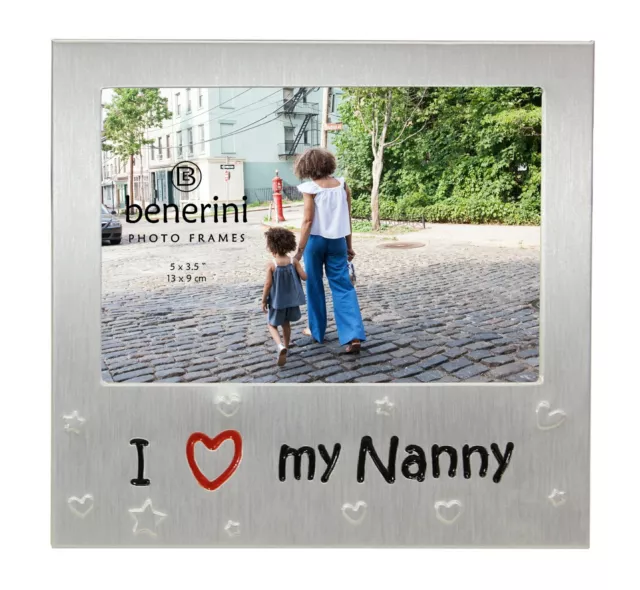 I Love My Nanny Photo Picture Frame Mothers Day Gift Birthdays Christmas Nan