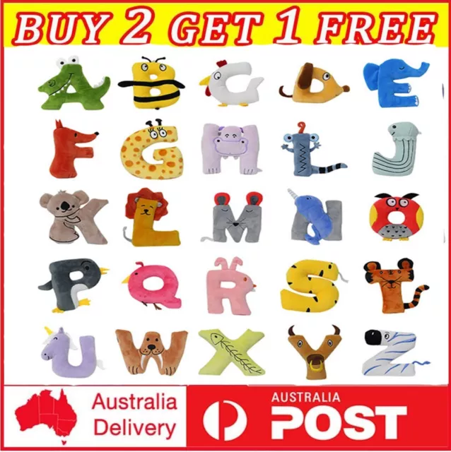 ADORABLE ALPHABET LORE Plush Doll Baby Educational Toy Home Decor Xmas Gift  $11.11 - PicClick AU