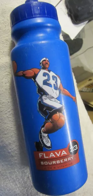 #23 basketball,2004 Coca cola Powerade Sports Water Bottle w Squeeze Cap VTG