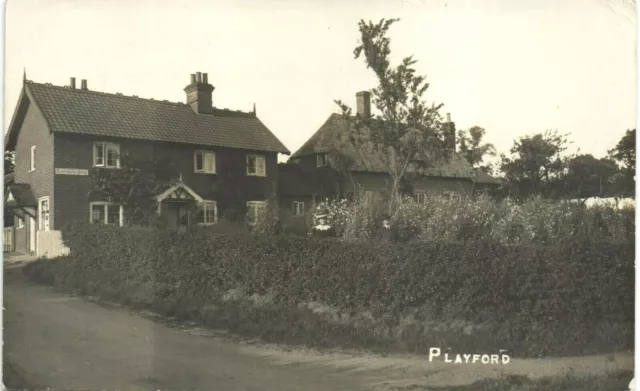 Playford near Grundisburgh & Ipswich. Post Office Shop.