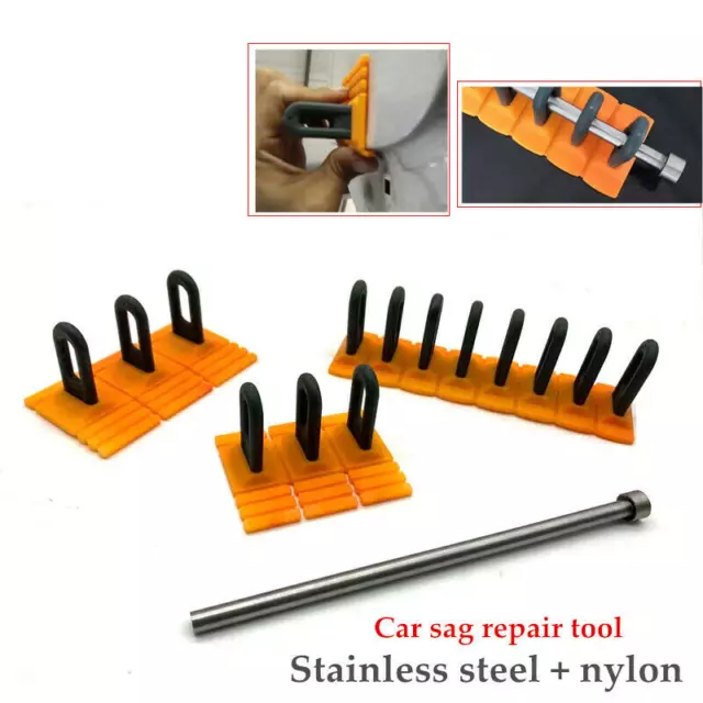 4 pcs Set Paintless Dent Repair Tools Set Dent Removal Glue Tabs Auto Body Kits