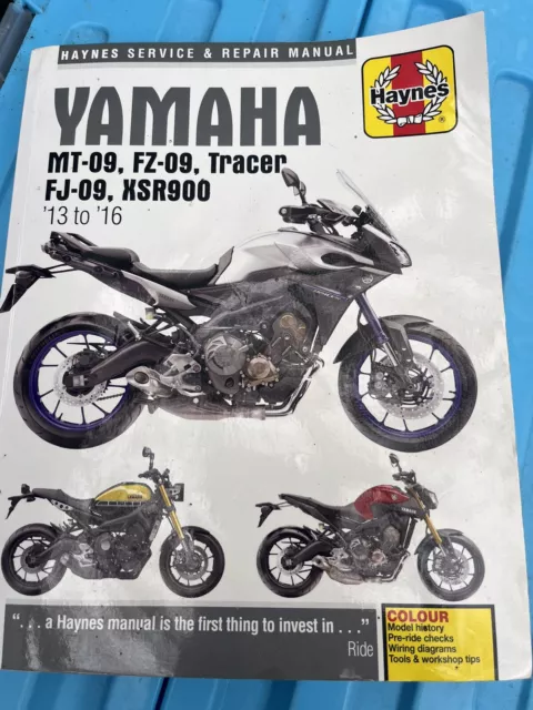 Yamaha MT-09,FZ-09,Tracer FJ-09, XSR900 (13-19) Haynes Repair Manual (Paperback)