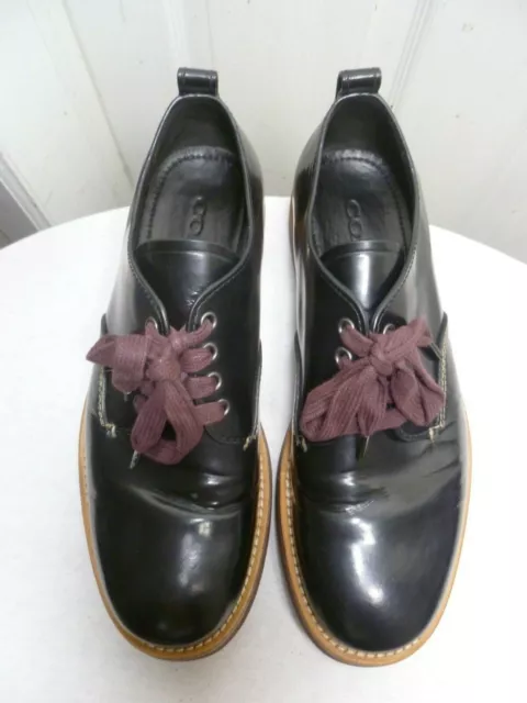 Coach Black Derby Oxford Dress Shoes Men’s Size Us 10½ D Eu 44