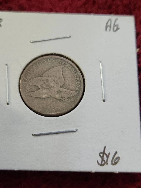 1858 Flying Eagle Cent-Semi Key Better Date