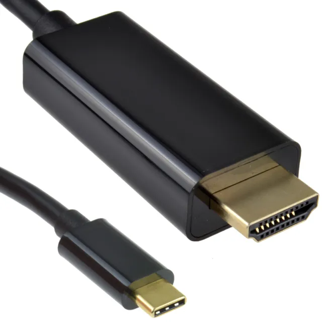 Cavo UHD da telefono/laptop a TV USB tipo C a HDMI 4K 60 Hz 1 m/2 m/3 m/5 m nero