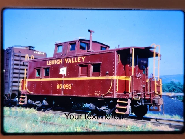 3896 Duplicate Slide Lehigh Valley RR Caboose 95083 Wilkes Barre, Pa 1969