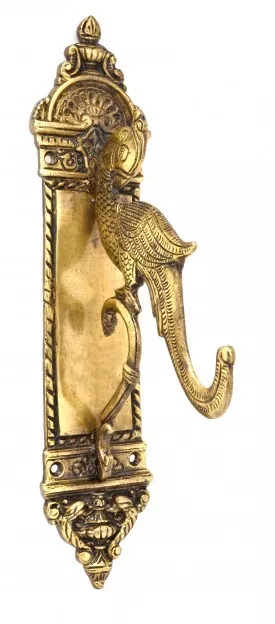 Wall Hanging Brass Peacock Hook for Coat Hat Scarf Overcoat Hanger Home Decor US