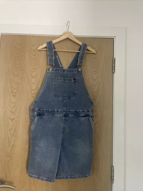 Joules Denim Short Dungarees Size 12 Bnwot Womens