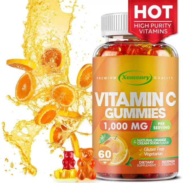 Vitamine C 1000mg -Multivitamines & Minéraux-Soutien Énergétique Et Immunitaire