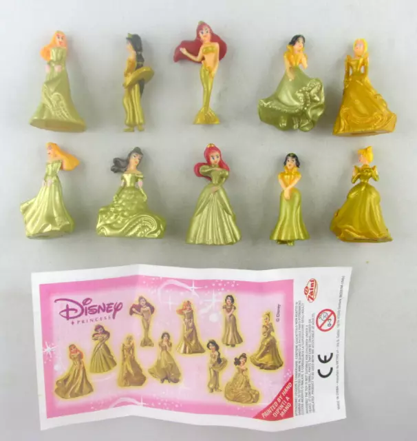 FREMDFIGUREN + KOMPLETTSATZ / DISNEY PRINCESS GOLD von ZAINI + BPZ RAR