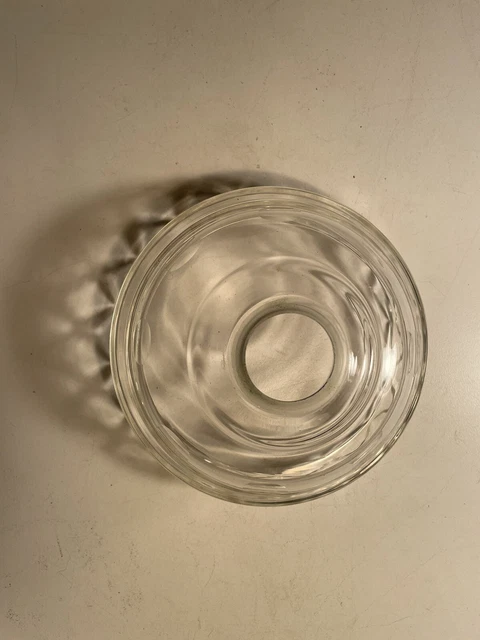 Vintage Glass Crystal Chandelier Piece Cut Glass Design