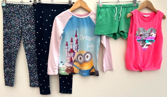 Girls Bundle Of Clothes Age 6-7 Next H&M Minions