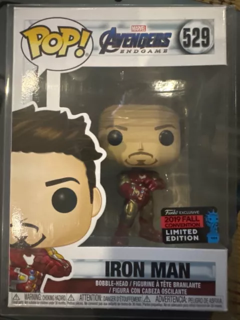 Funko Pop! Iron Man #529 Marvel Avengers Endgame Fall Convention Exclusive