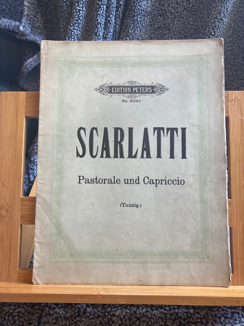 Scarlatti Pastorale et Capriccio pour piano Tausig Partition ed. Peters 3014a