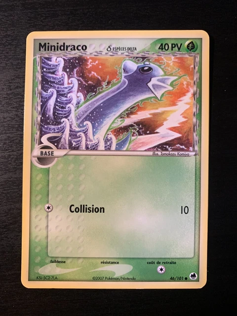 Carte Pokémon COMMUNE Minidraco 46/101 EX Ile des Dragons Bloc EX FR