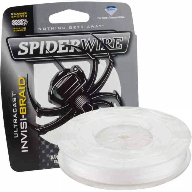 Spiderwire Ultracast Invisi-Braid Trasparente 274 m 50 libbre 0,15 mm