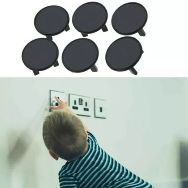 6pcs outlet Plug Socket Covers Baby Children Electrical Safety Proof Protector