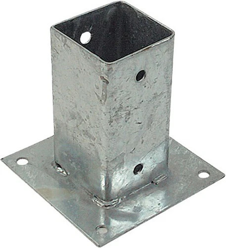 H-pfostenträger 91 X 91 X 600 Mm 9X AUFSCHRAUBHÜLSE 91X91 Pfostenschuh Pfostenträger feuerverzinkt Hülse