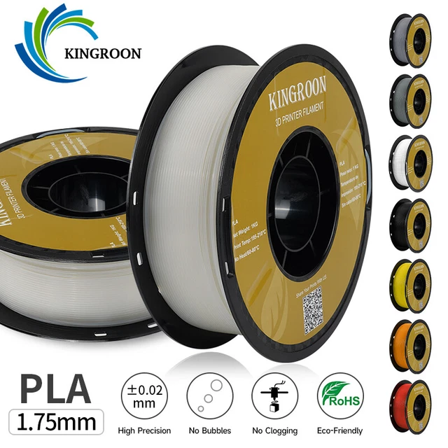 3D Printer Filament 1.75mm PLA Silk PETG 1KG/Roll Material Spool Bundle Printing
