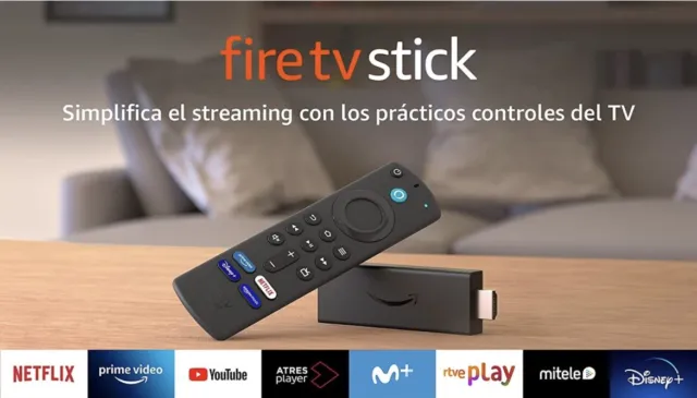 ✅Fire TV Stick con mando por voz Alexa (incluye controles de TV), dispositivo HD