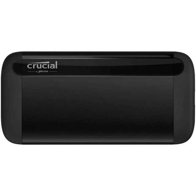 O-Crucial X8 2TB Portable External SSD Up to 1050MB/s for PC MAC PS4 Xbox iPa...
